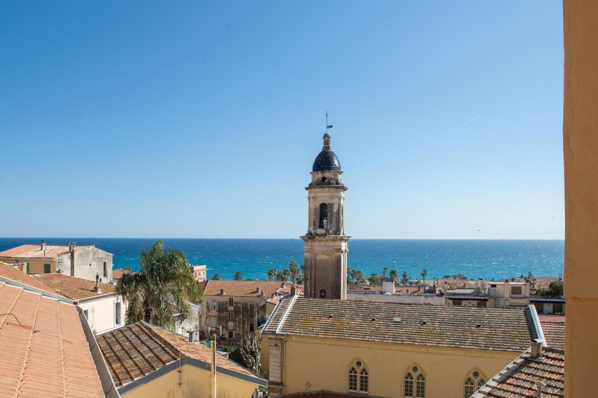Palm Riviera - Vieille Ville De Menton - Vue Mer Buitenkant foto